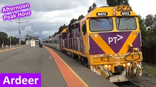 The Afternoon Commute VLine Trains at Ardeer during Afternoon Peak Hour  Melbourne Transport [upl. by Pia]