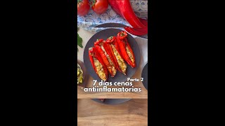 Parte 2 🤩 ¡Ideas de cenas antiinflamatorias para toda la semana 🙌🏽 [upl. by Malo994]