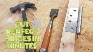 WOW  Cut perfect door hinges in minutes [upl. by Notnirt]