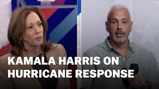 Vice President Kamala Harris On Hurricane Response  Univision Town Hall [upl. by Gusella]