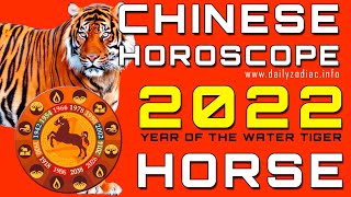 Horse Horoscope 2022 Chinese Predictions [upl. by Pathe]