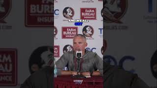 Mike Norvell Florida State Not Playing to the Standard [upl. by Raychel]