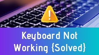 How To Fix Keyboard Not Working Windows 1087 New Method  100 Working [upl. by Steele]