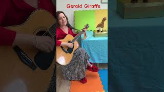 Gerald Giraffe as tall as the trees  Mrs Furryboots original childrens songs [upl. by Corny]