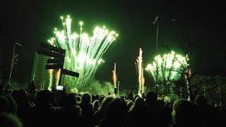 Novoroční ohňostroj Ostrava Jih 112023  Fireworks Czech Republic [upl. by Fitalludba]