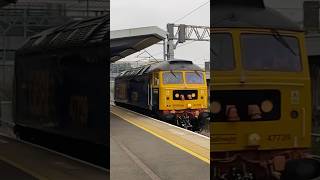 47739 rumbling through Nuneaton Station [upl. by Ellehcal264]