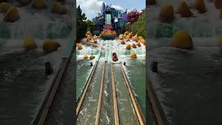 Dudley DoRight’s Ripsaw Falls at Universal Islands of Adventure VillageIdiotAdventures [upl. by Sanez421]