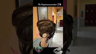 Finger waves 🌊💈👱🏻‍♀️ hairtutorial youtubeshorts idontownthecopyrighttothismusic fingerwaves [upl. by Eyllom]