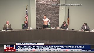 ‘Is this patriot enough’ Ohio official of Asian descent shows war scars from US Army career [upl. by Eliga714]