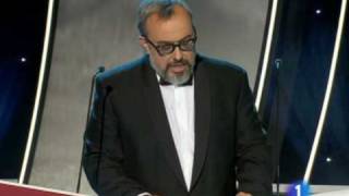 Discurso de Álex de la Iglesia en los Goya 2010 [upl. by Eichman]