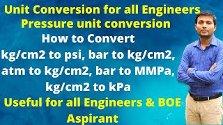 Unit Conversion in Hindi  Pressure Unit Conversion in Hindi  Unit Conversion in Engineering [upl. by Blanche864]