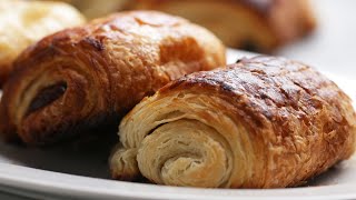 Homemade Chocolate Croissants [upl. by Kristine]