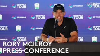 Rory McIlroys Full Press Conference  2023 DP World Tour Championship [upl. by Neelasor]