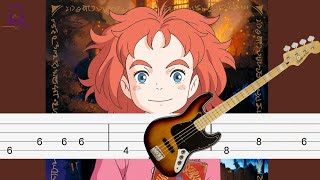 SEKAI NO OWARI  Rain Bass Tabs Tutorial [upl. by Cinda854]