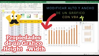 📍 Modificar el ALTO y el ANCHO de un Grafico Height and Width 🧨 [upl. by Aikemahs]