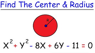 How To Find The Center and Radius of a Circle [upl. by Jenesia]