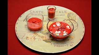 Salmorejo de remolacha ¡Refrescante y delicioso Los tuppers de mamá [upl. by Ahserak949]