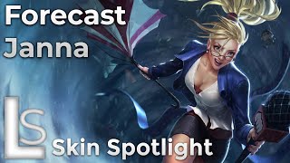 Forecast Janna  Skin Spotlight  Day Job Collection  League of Legends [upl. by Dlonra]