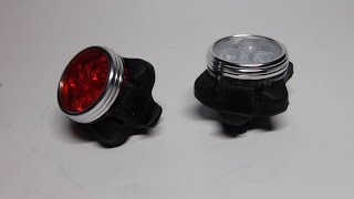 Ascher Rechargeable LED Bike Lights Set [upl. by Meisel752]