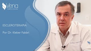 Tratamento de Escleroterapia por Dr Kleber Fabbri  Vena Estética Vascular [upl. by Pliam]