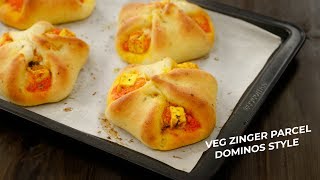 Veg Zingy Parcel  Dominos Style Paneer Parcel Recipe CookingShooking [upl. by Reave]