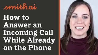 How to Answer an Incoming Call While Already on the Phone [upl. by Moises]