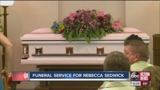 Funeral for Rebecca Sedwick victim of cyber bullying held in Bartow [upl. by Eltotsira218]