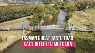 Tasman Great Taste Trail  Kaiteriteri to Motueka on MTB  4K [upl. by Yrokcaz454]