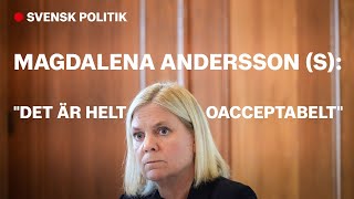 Andersson om Socialdemokraternas lotteri [upl. by Ori810]