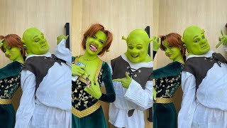 Larray and Nailea Devora insane Halloween costumes 2021 [upl. by Aleras]