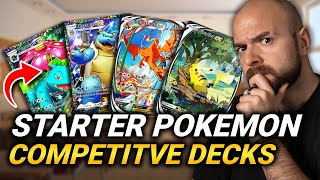 Competitive STARTER POKEMON Decklists  Pokemon Pocket [upl. by Bluma]