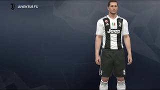 Descargar ✘ Juventus 20182019 Nuevos Uniformes ✘ New Kits Pes2017CPK File [upl. by Rihana46]