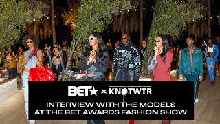 Interview with models at the Bet Awards Fashion Show  2024 BET Awards  Exclusive BehindtheScenes [upl. by Geoffrey]