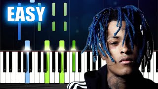 XXXTENTACION  Revenge  EASY Piano Tutorial [upl. by Nhabois]