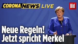 🔴 Jetzt erklärt Merkel die noch härteren CoronaRegeln  CoronaUpdate Live [upl. by Sil337]