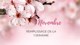 Remplissage de la 1semaine de novembre [upl. by Whitcher]