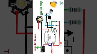 Clap On Off Switch Circuit Using 555Timer Ic  clap on off switch clapswitch 555ic diy [upl. by Neurath790]