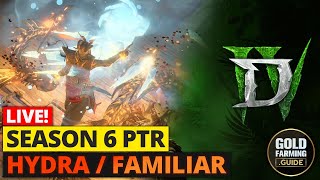 Sorcerer Season 6 PTR Today Diablo IV Testing Vessel of Hatred [upl. by Nomis876]