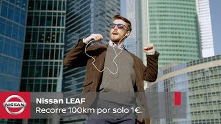 Nissan LEAF Recorre 100 km por solo 1 € [upl. by Odrareg]