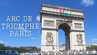 Amazing Arc de Triomphe Paris  Tomb of the unknown soldier [upl. by Gnouhk387]