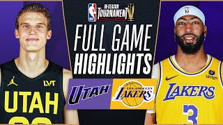 JAZZ at LAKERS  NBA INSEASON TOURNAMENT 🏆  FULL GAME HIGHLIGHTS  November 21 2023 [upl. by Vasiliu]