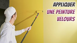 Appliquer De La Peinture Velours Sur Des Murs [upl. by Avilys]