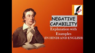 Negative Capability by John Keats Explanation and Analysis in Hindi [upl. by Kandy]