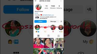 Chattambees everyones insta id amp who have more followers chattambees Annie ashna [upl. by Onitnelav558]