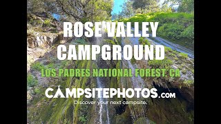 Rose Valley Campground  Los Padres National Forest CA [upl. by Lenwood]