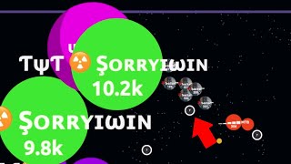 Agario Party Highlights  Hows your virus technique [upl. by Gnouhp]