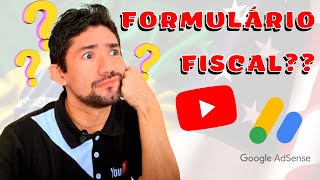 Como preencher o Formulário Fiscal no Google Adsense 2023 ÉoJG Google YouTube [upl. by Nbi]