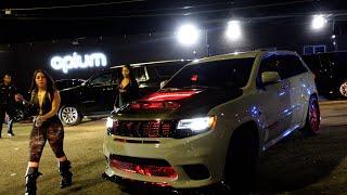 Boosie Fleet Trackhawks Rolls Royces Mercedes Corvette at OPIUM Night Club Atlanta [upl. by Okwu]