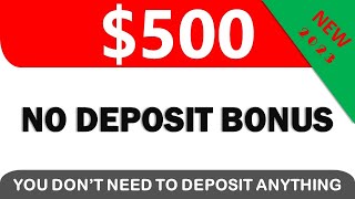 500 No Deposit Bonus  New MASSIVE welcome bonus 2023 [upl. by Musihc]