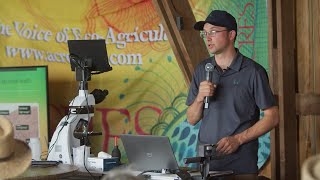 Simeon Kleinsasser Presentation at Acres Field Day Part 1  Soil Biology [upl. by Idissak331]